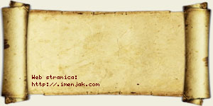 Olivera Bujak vizit kartica